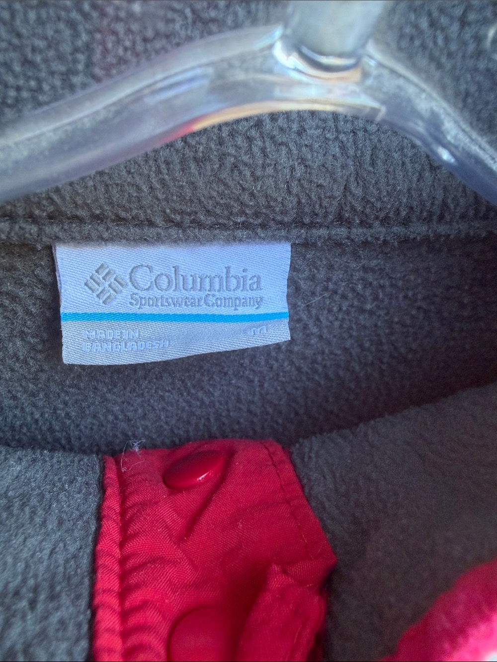 Columbia Fleece Quarter Snap Pullover M - Picture 2 of 8